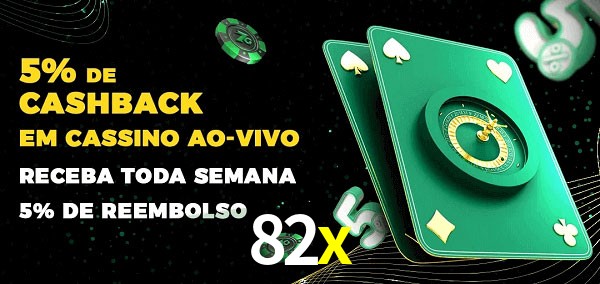 Promoções do cassino ao Vivo 82x